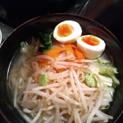 簡単に美味しくできました！塩ラーメン好きの娘が喜んでいました(^o^)